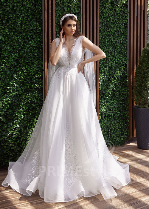 Luxusné princeznovské svadobné šaty RC2506