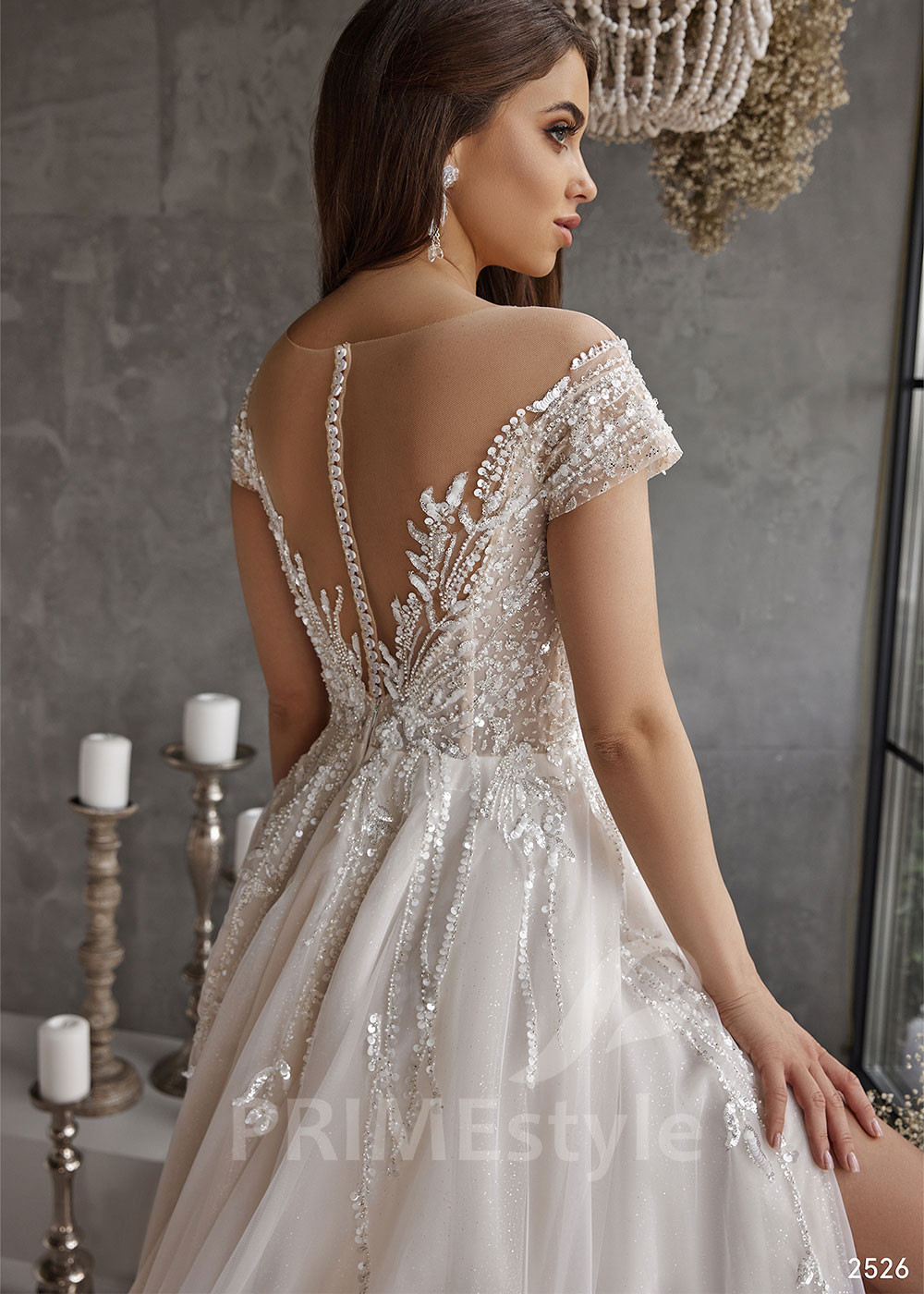 Luxusné princeznovské svadobné šaty RC2526