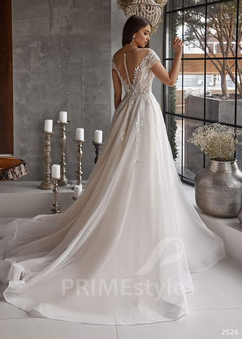 Luxusné princeznovské svadobné šaty RC2526