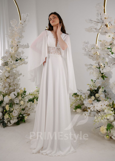 Elegantné boho svadobné šaty RT2322