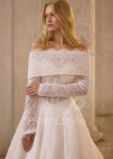 Exkluzívne celočipkované svadobné šaty RS1251 | PRIMESTYLE.SK