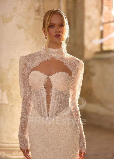 Extravagantné dvojdielne svadobné šaty RS1269 | PRIMESTYLE.SK