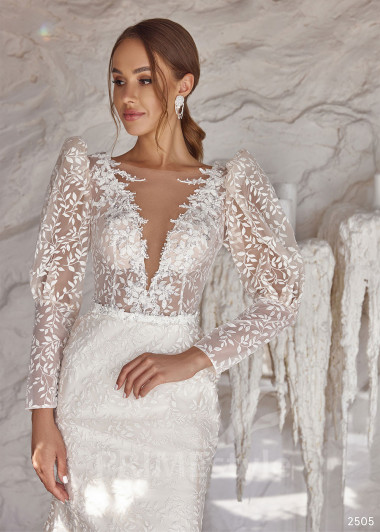 Elegantné úzke svadobné šaty RC2505 - primestyle.sk