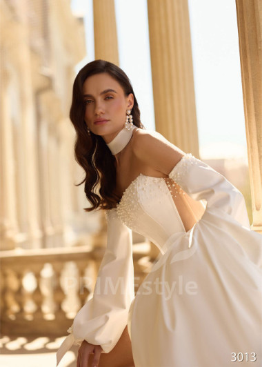 Elegantné svadobné šaty so samostatnými rukávmi | PRIMESTYLE.SK