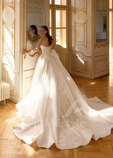 Exkluzívne svadobné šaty so spadnutými ramienkami RC3026 | PRIMESTYLE.SK