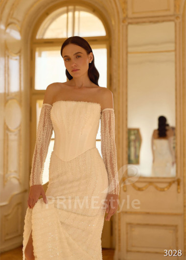 Dvojdielne svadobné šaty so samostatným korzetom RC3028 | PRIMESTYLE.SK