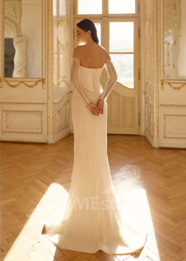 Dvojdielne svadobné šaty so samostatným korzetom RC3028 | PRIMESTYLE.SK