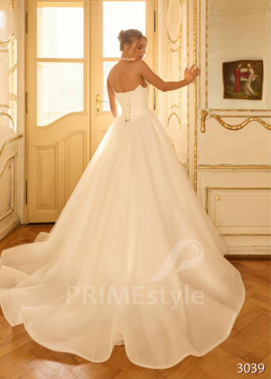 Princeznovské svadobné šaty so srdiečkovým výstrihom RC3039 | PRIMESTYLE.SK