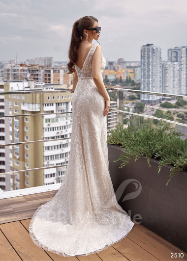 Elegantné trblietavé svadobné šaty RC2510 - primestyle.sk