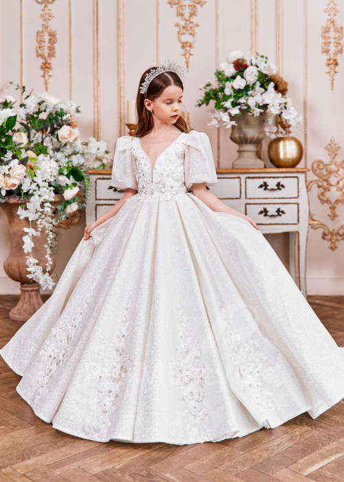 Luxusné šaty na prvé sväté prijímanie  NB0103