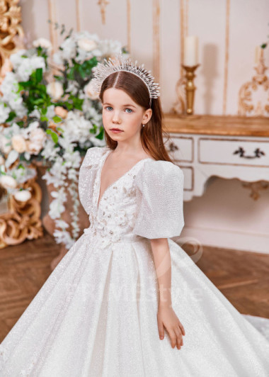 Luxusné šaty na prvé sväté prijímanie  NB0103 - primestyle.sk