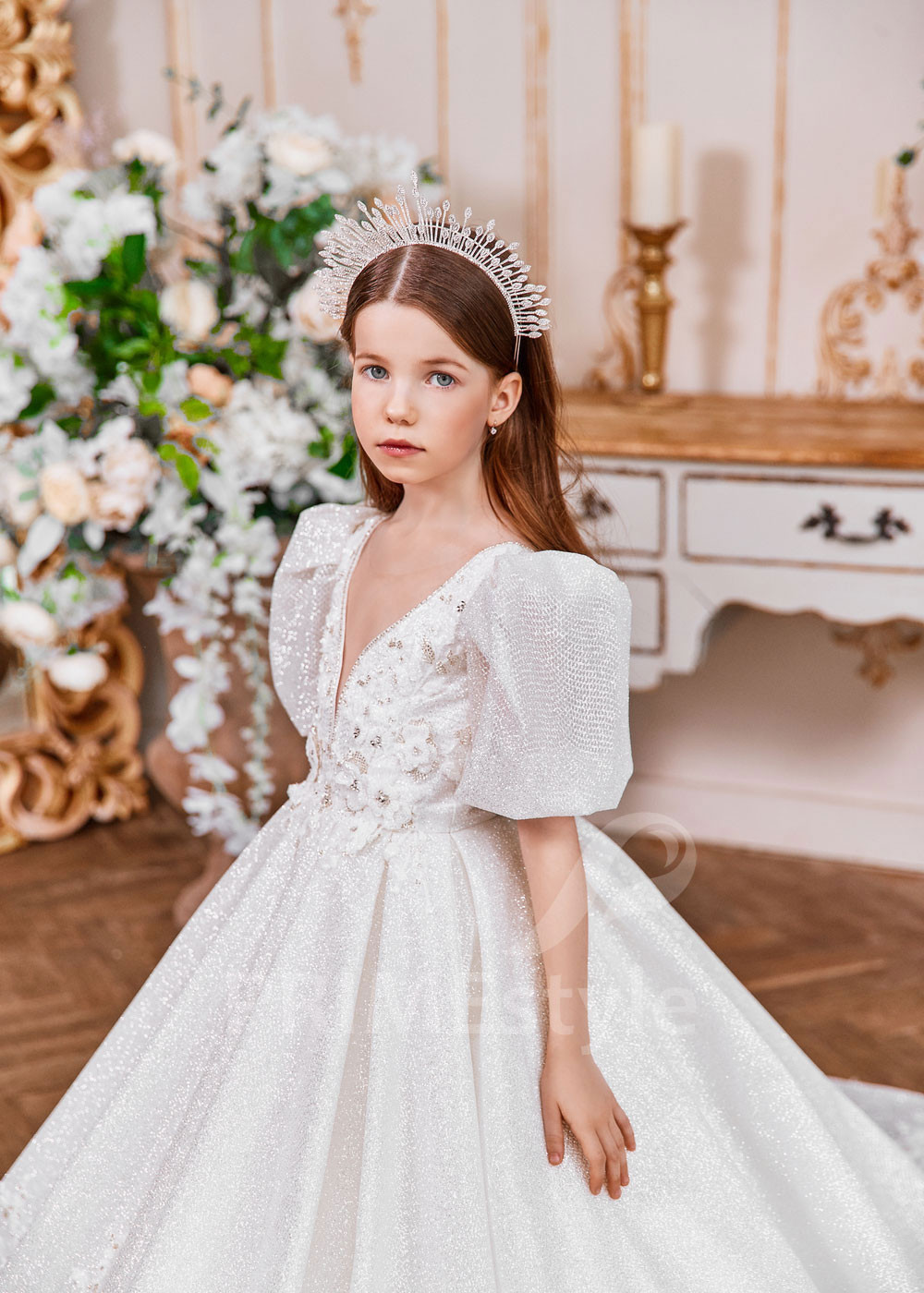 Luxusné šaty na prvé sväté prijímanie  NB0103