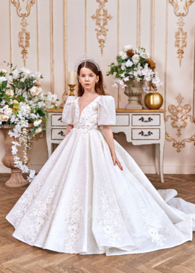 Luxusné šaty na prvé sväté prijímanie  NB0103 - primestyle.sk