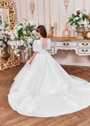 Luxusné šaty na prvé sväté prijímanie  NB0103 - primestyle.sk