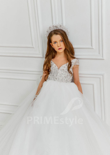 Luxusné šaty na prvé sväté prijímanie  NB0106 - primestyle.sk