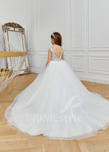 Luxusné šaty na prvé sväté prijímanie  NB0106 - primestyle.sk