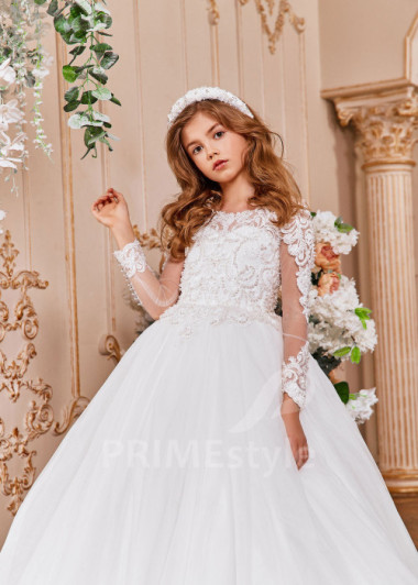 Luxusné šaty na prvé sväté prijímanie  NB0107 - primestyle.sk