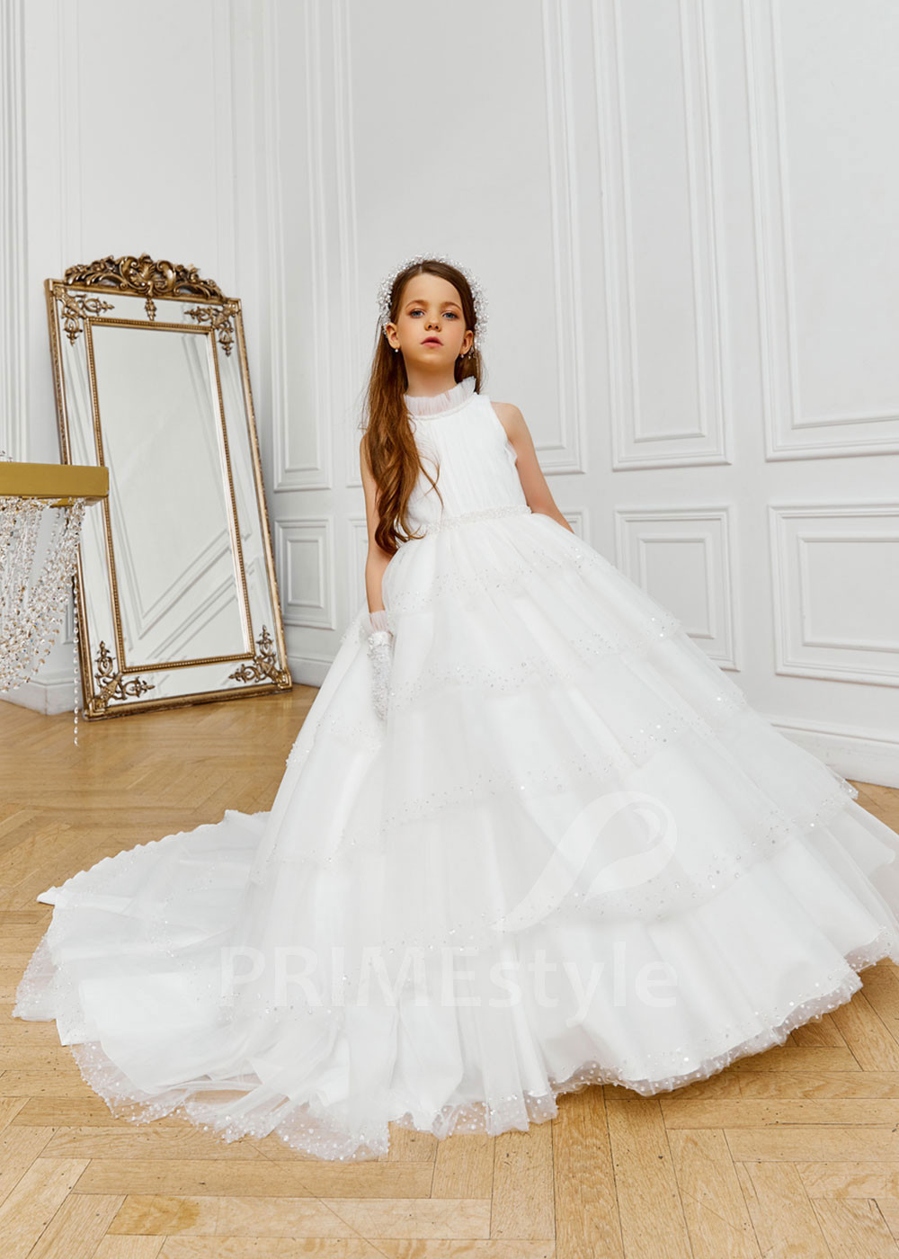 Luxusné šaty na prvé sväté prijímanie  NB0108