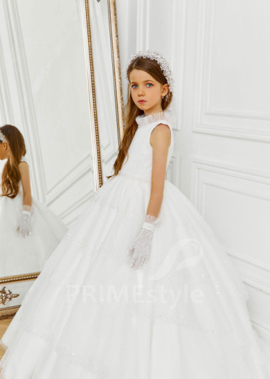 Luxusné šaty na prvé sväté prijímanie  NB0108 - primestyle.sk