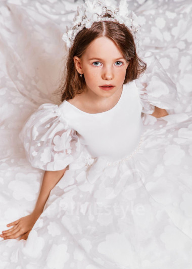 Luxusné šaty na prvé sväté prijímanie  NB0111 - primestyle.sk