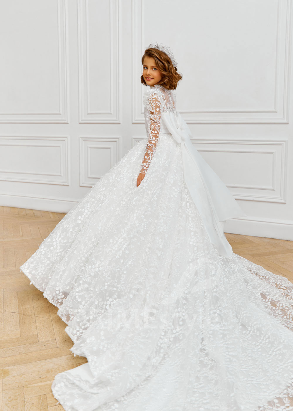 Luxusné šaty na prvé sväté prijímanie  NB0112