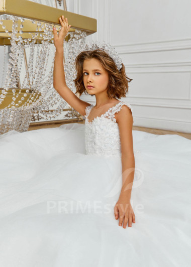 Luxusné šaty na prvé sväté prijímanie  NB0114 - primestyle.sk