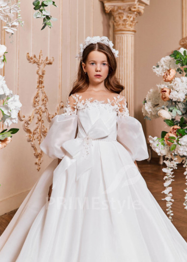 Luxusné šaty na prvé sväté prijímanie  NB0115 - primestyle.sk