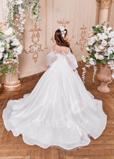 Luxusné šaty na prvé sväté prijímanie  NB0115 - primestyle.sk