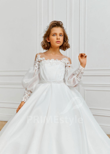 Luxusné šaty na prvé sväté prijímanie  NB0120 - primestyle.sk