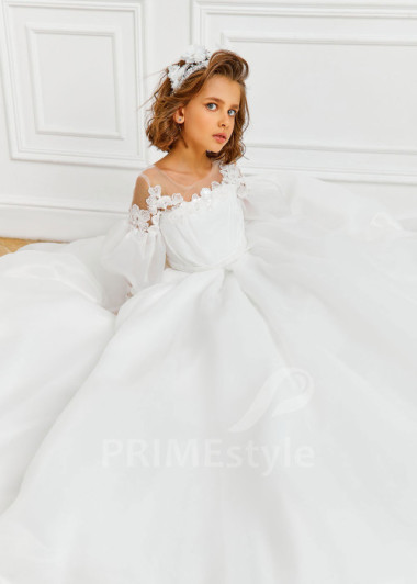 Luxusné šaty na prvé sväté prijímanie  NB0120 - primestyle.sk