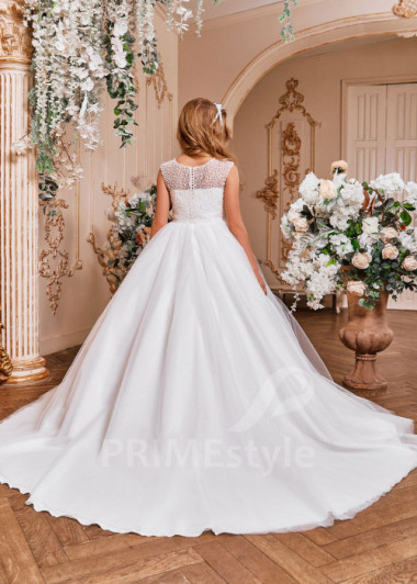 Luxusné šaty na prvé sväté prijímanie  NB0121 - primestyle.sk