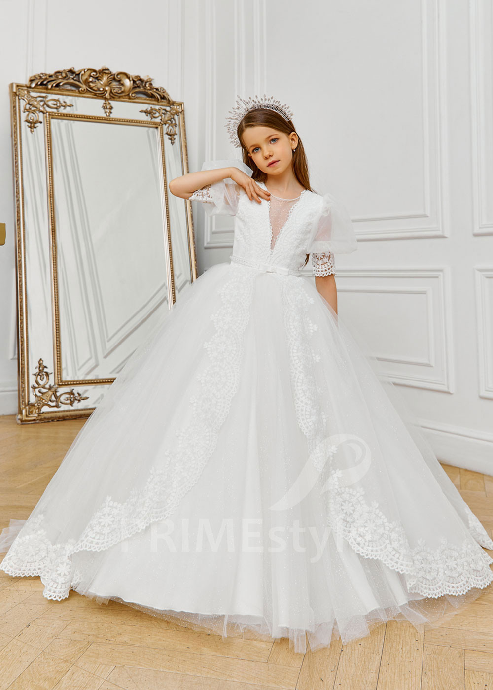 Luxusné šaty na prvé sväté prijímanie  NB0124