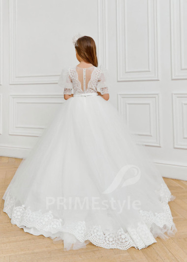 Luxusné šaty na prvé sväté prijímanie  NB0124 - primestyle.sk