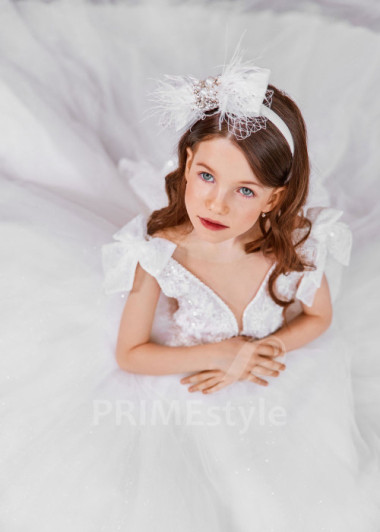 Luxusné šaty na prvé sväté prijímanie  NB0125 - primestyle.sk