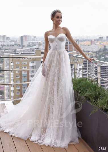 Luxusné princeznovské svadobné šaty RC2516 - primestyle.sk