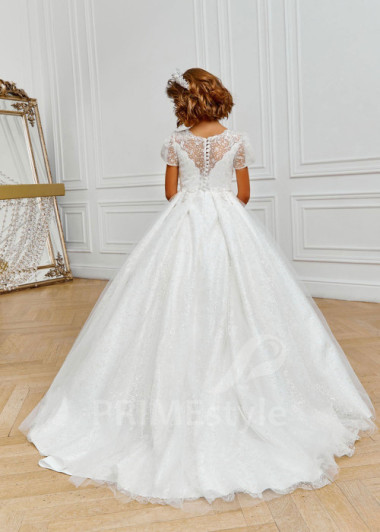 Luxusné šaty na prvé sväté prijímanie  NB0126 - primestyle.sk