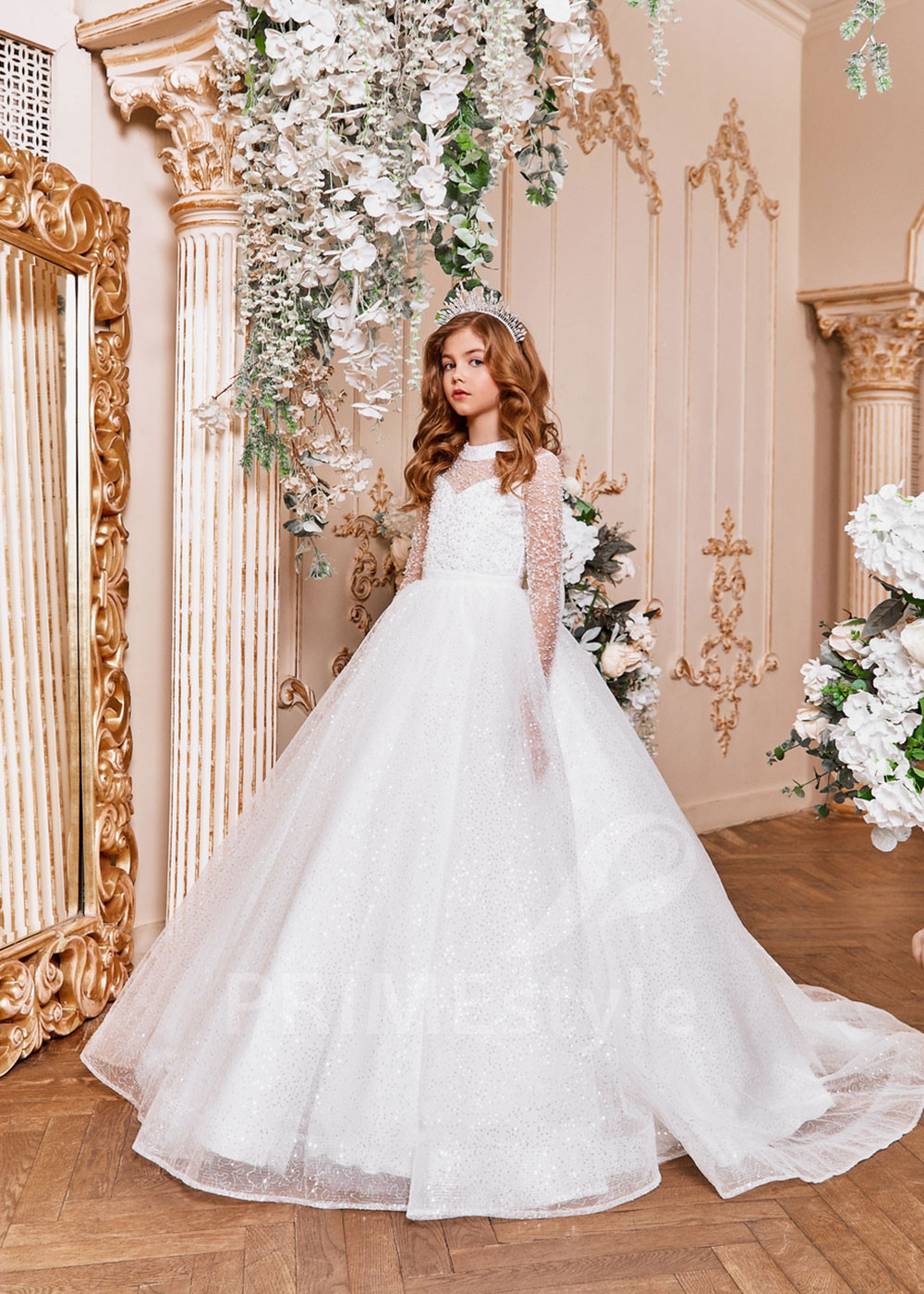 Luxusné šaty na prvé sväté prijímanie  NB0127