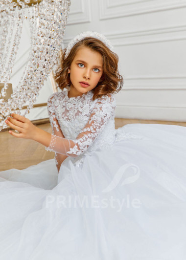 Luxusné šaty na prvé sväté prijímanie  NB0128 - primestyle.sk