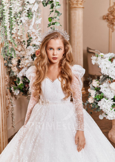 Luxusné šaty na prvé sväté prijímanie  NB0129 - primestyle.sk