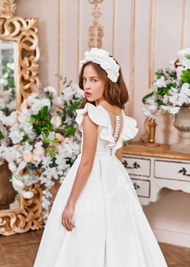 Luxusné šaty na prvé sväté prijímanie  NB0135 - primestyle.sk