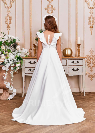 Luxusné šaty na prvé sväté prijímanie  NB0135 - primestyle.sk