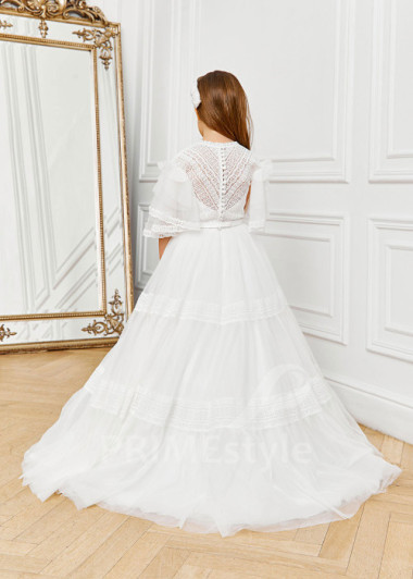 Luxusné šaty na prvé sväté prijímanie  NB0137 - primestyle.sk