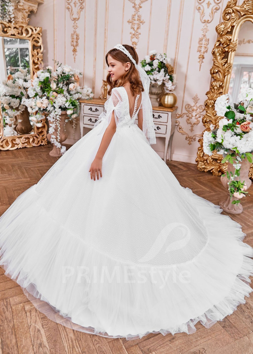 Luxusné šaty na prvé sväté prijímanie  NB0139