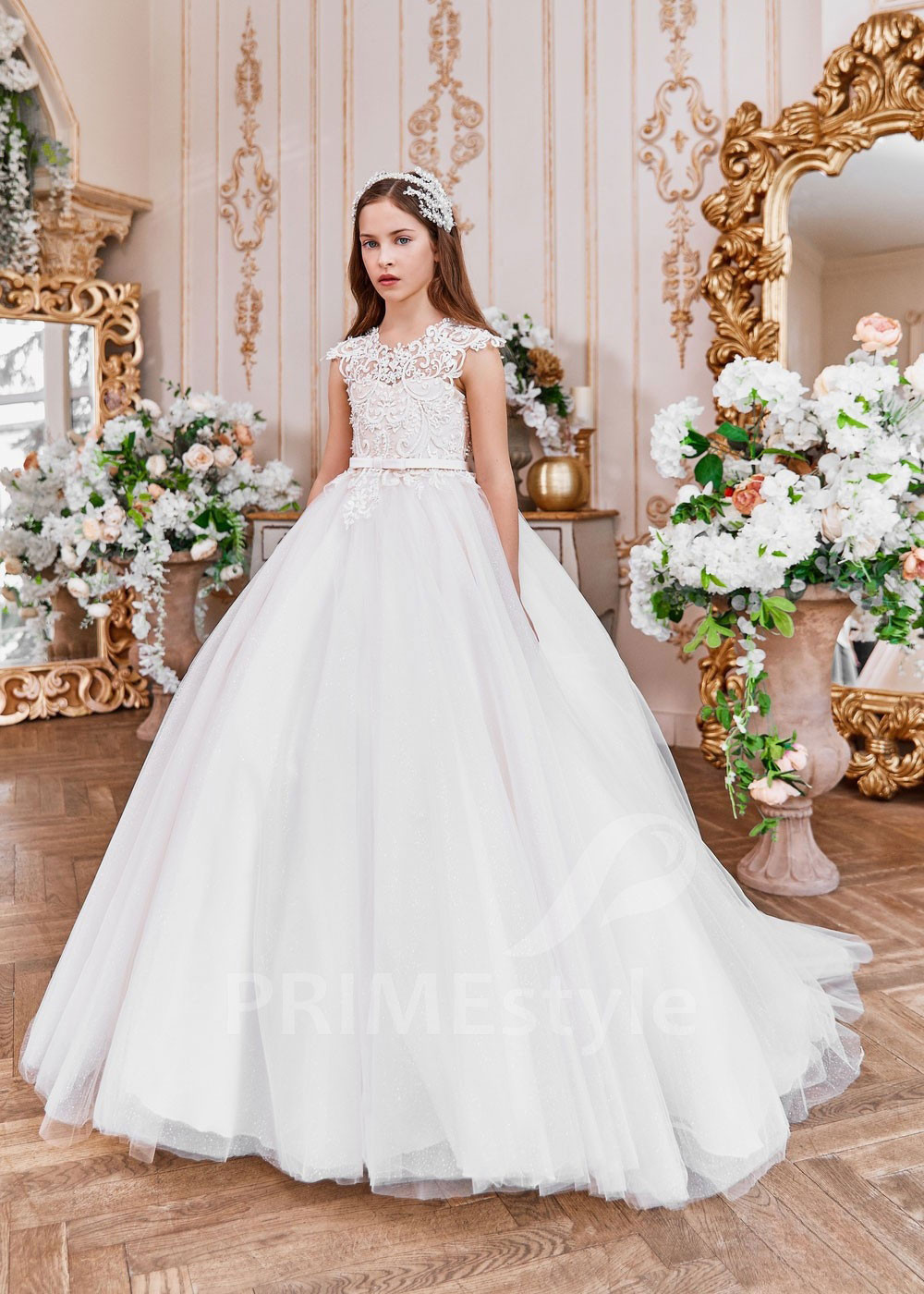 Luxusné šaty na prvé sväté prijímanie  NB0140