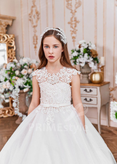 Luxusné šaty na prvé sväté prijímanie  NB0140 - primestyle.sk