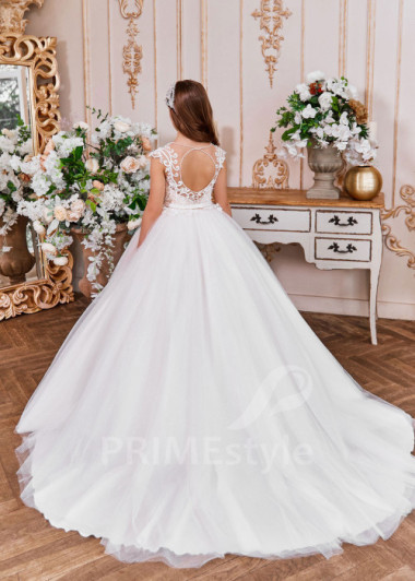 Luxusné šaty na prvé sväté prijímanie  NB0140 - primestyle.sk