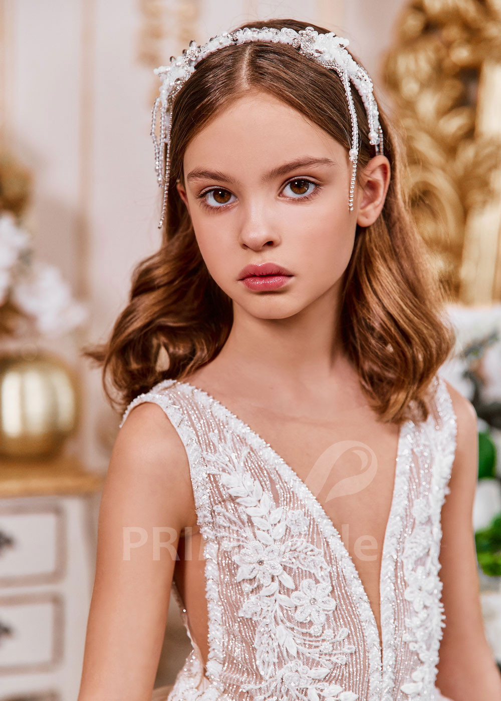 Luxusné šaty na prvé sväté prijímanie  NB0141