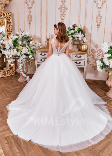 Luxusné šaty na prvé sväté prijímanie  NB0141 - primestyle.sk