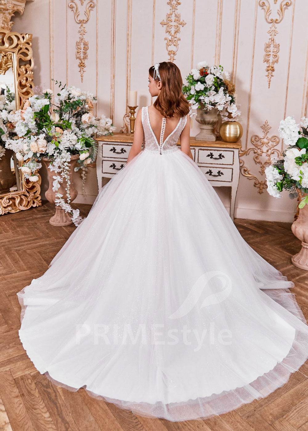 Luxusné šaty na prvé sväté prijímanie  NB0141