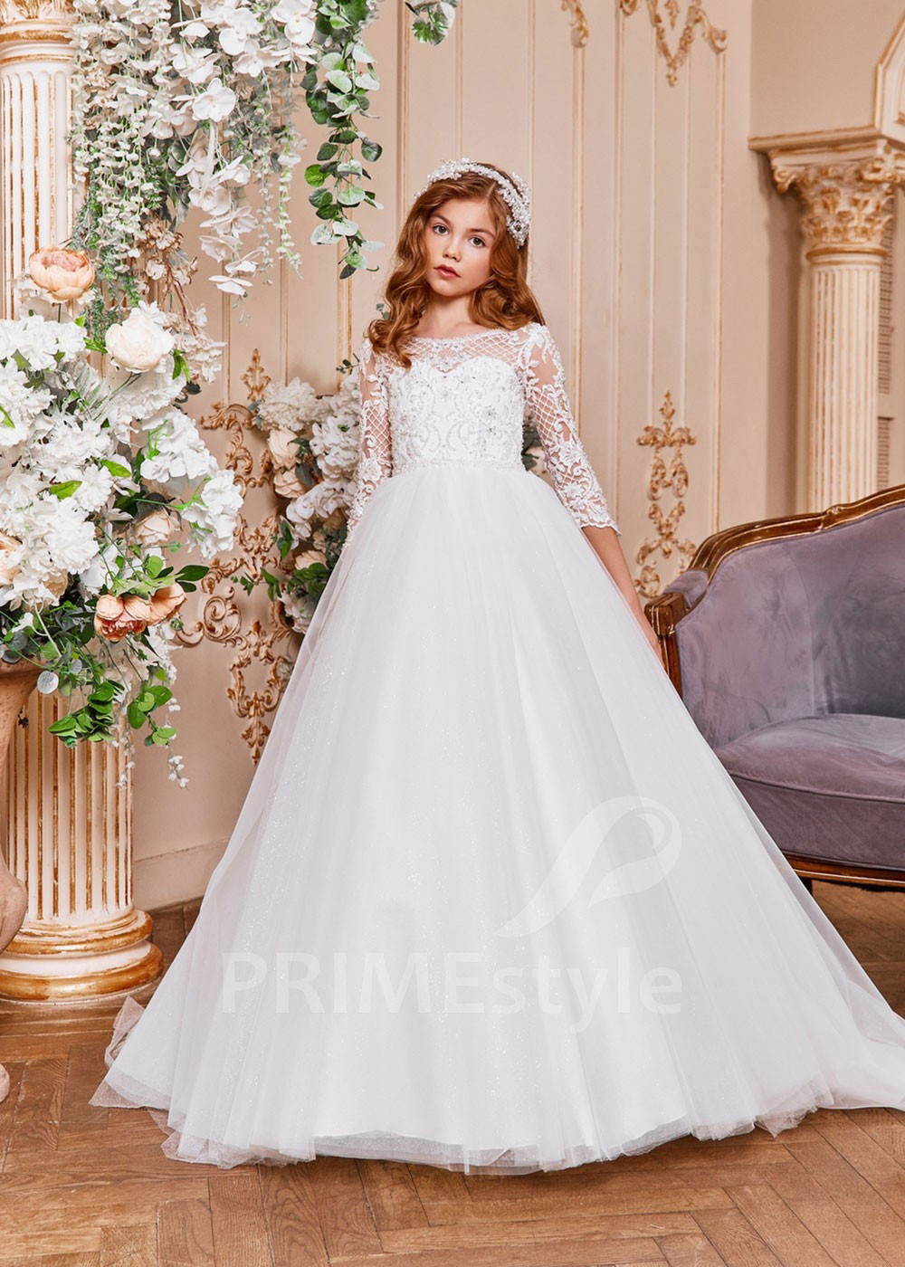 Luxusné šaty na prvé sväté prijímanie  NB0142